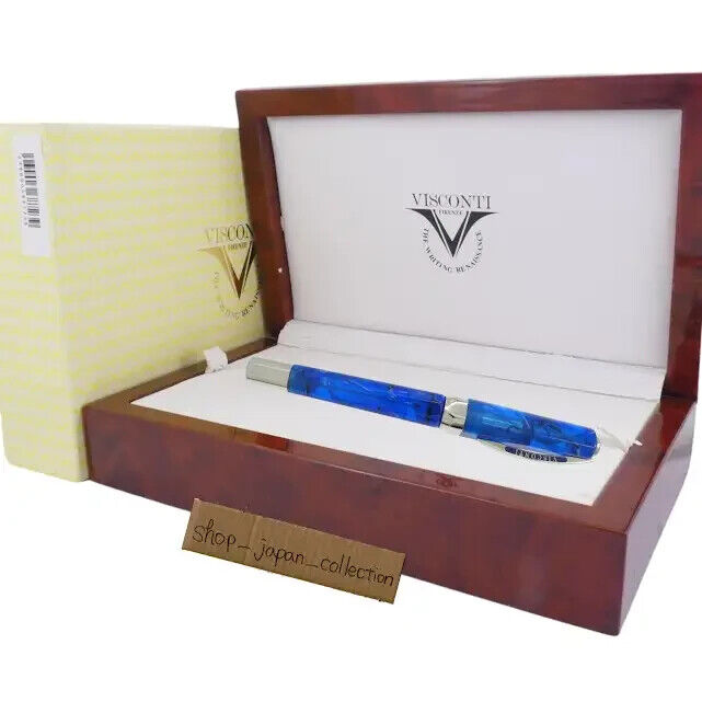 Visconti Opera Master Demo Stream Fountain Pen Blue Nib F 18K