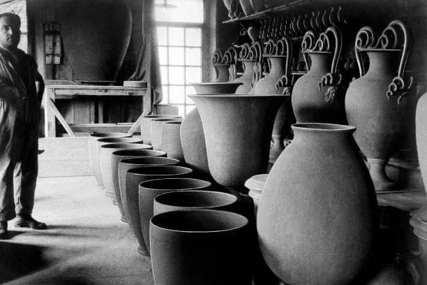Storage Potteries Factory Deruta Umbria Italy 1930 OLD PHOTO