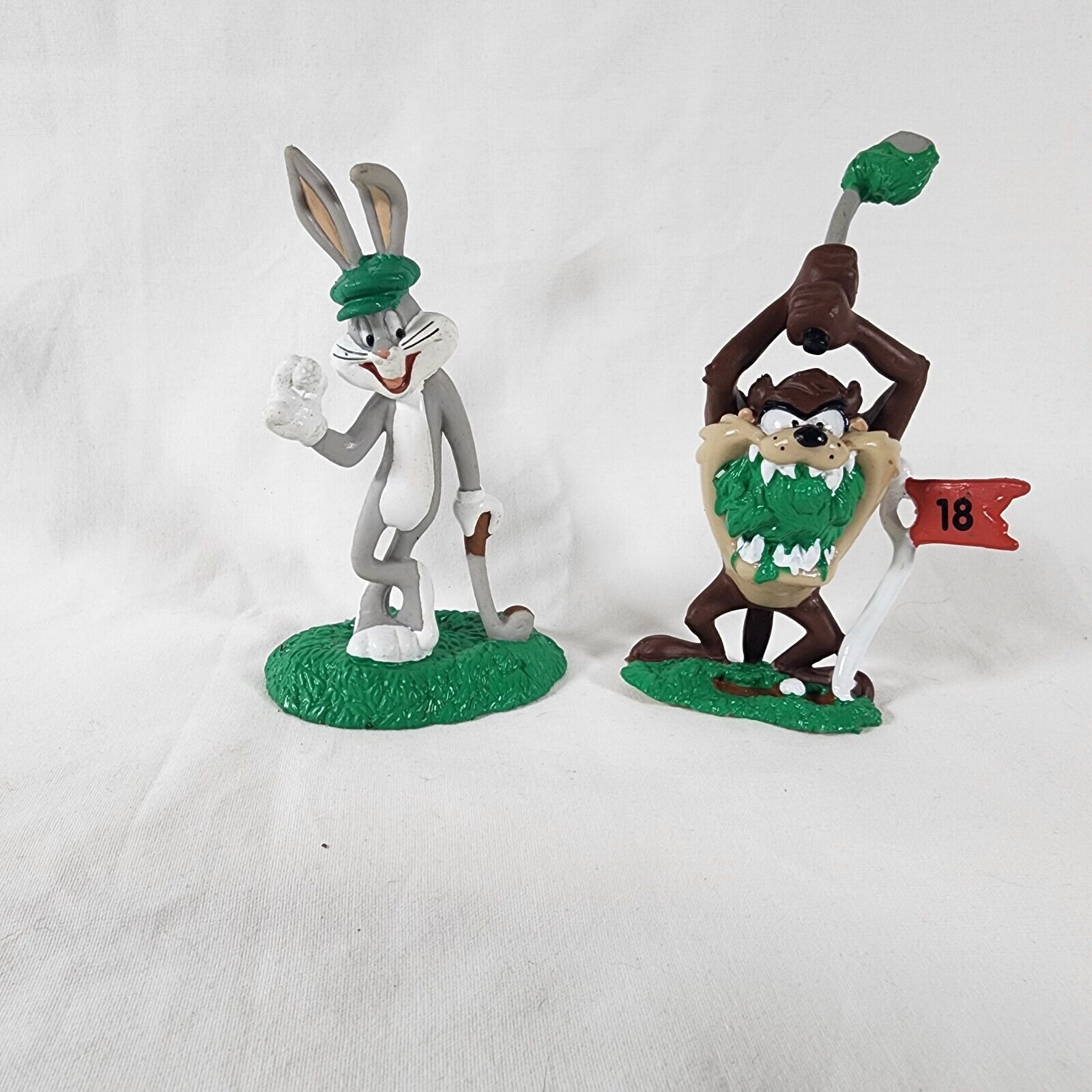1994 Bugs Bunny And Taz Golf PVC Figurine Warner Bros. Applause Looney Tunes