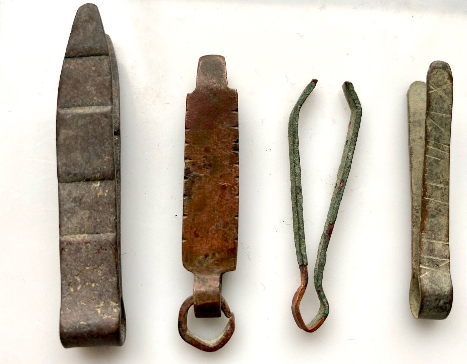 Group Lot Roman Antiquities and Artifacts Medical Kit Tweezers w/COA