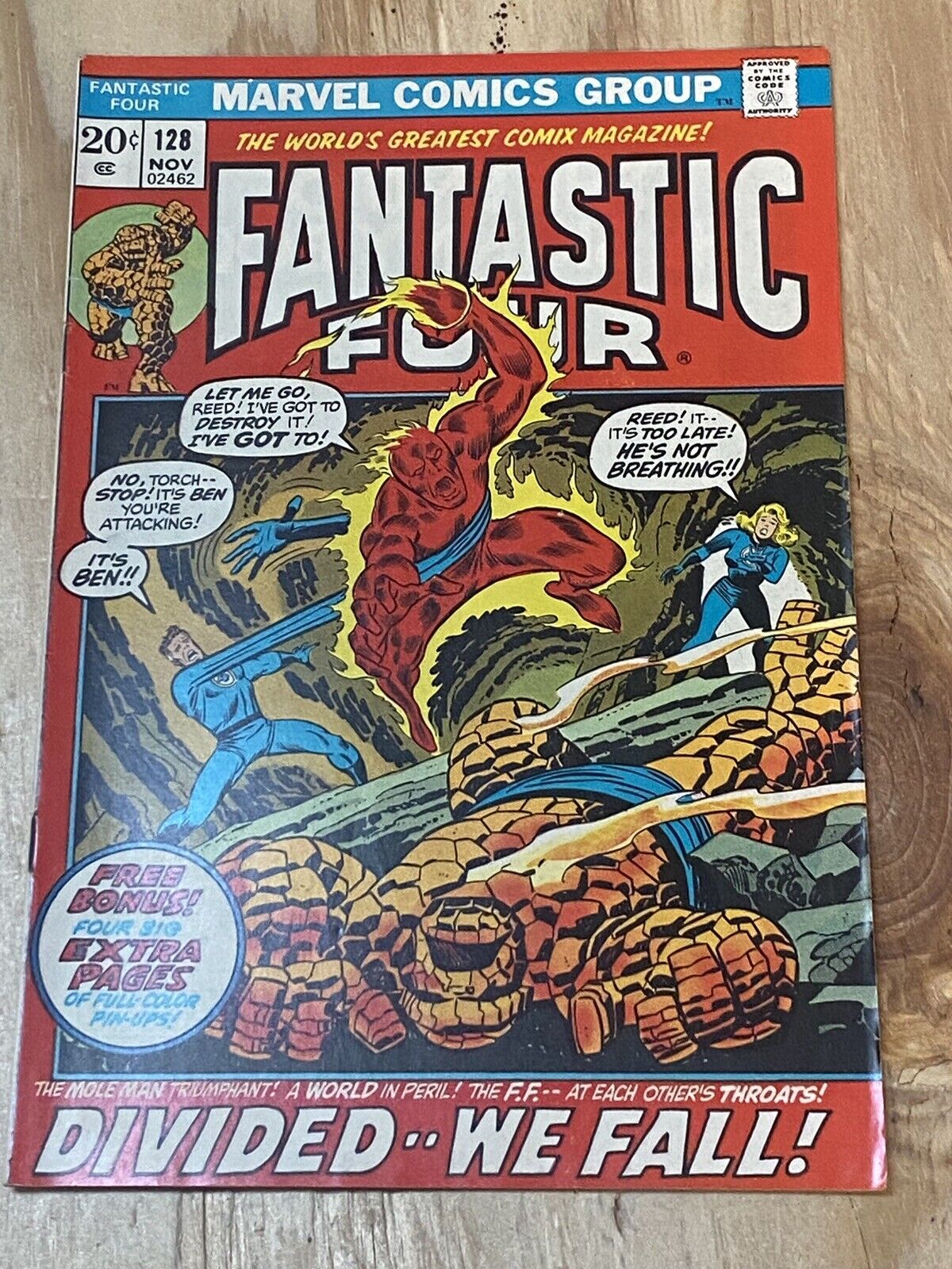 Fantastic Four #128 (1972) - John Buscema Art Marvel Bronze Age