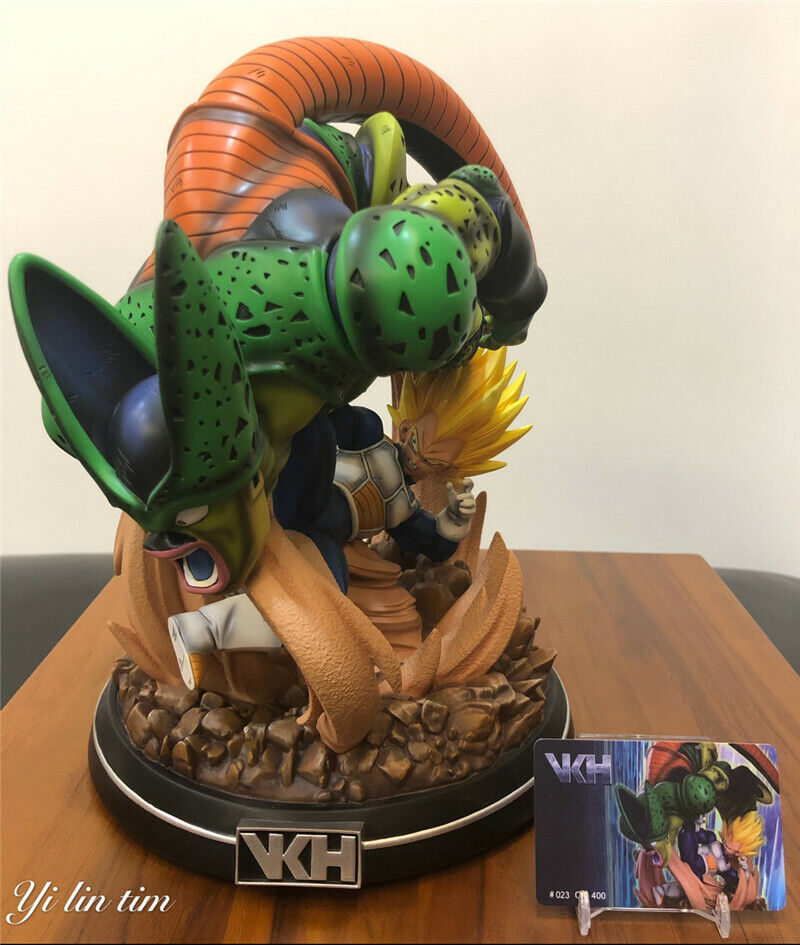 Dragon Ball Z Vegeta VS Cell Statue Resin VKH Studio Original 42cm