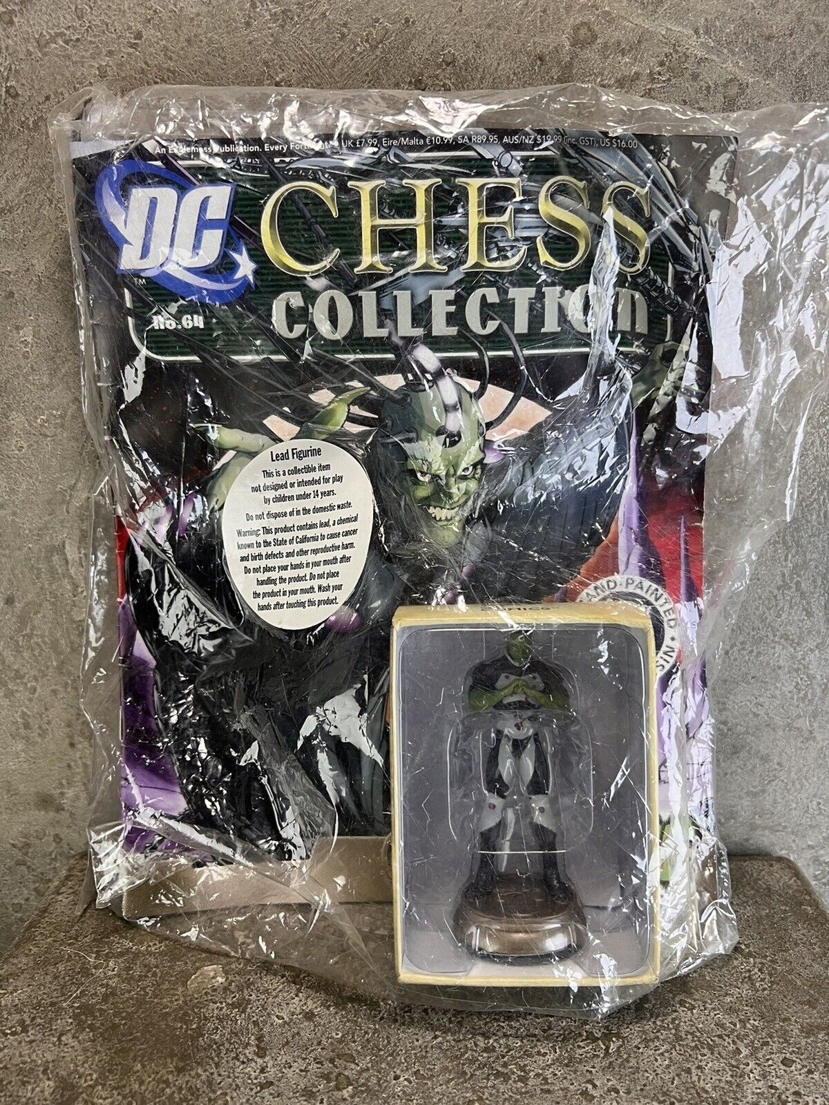 DC Superhero Chess Collection W/Magazine #64 Brainiac LEAD.  NOS