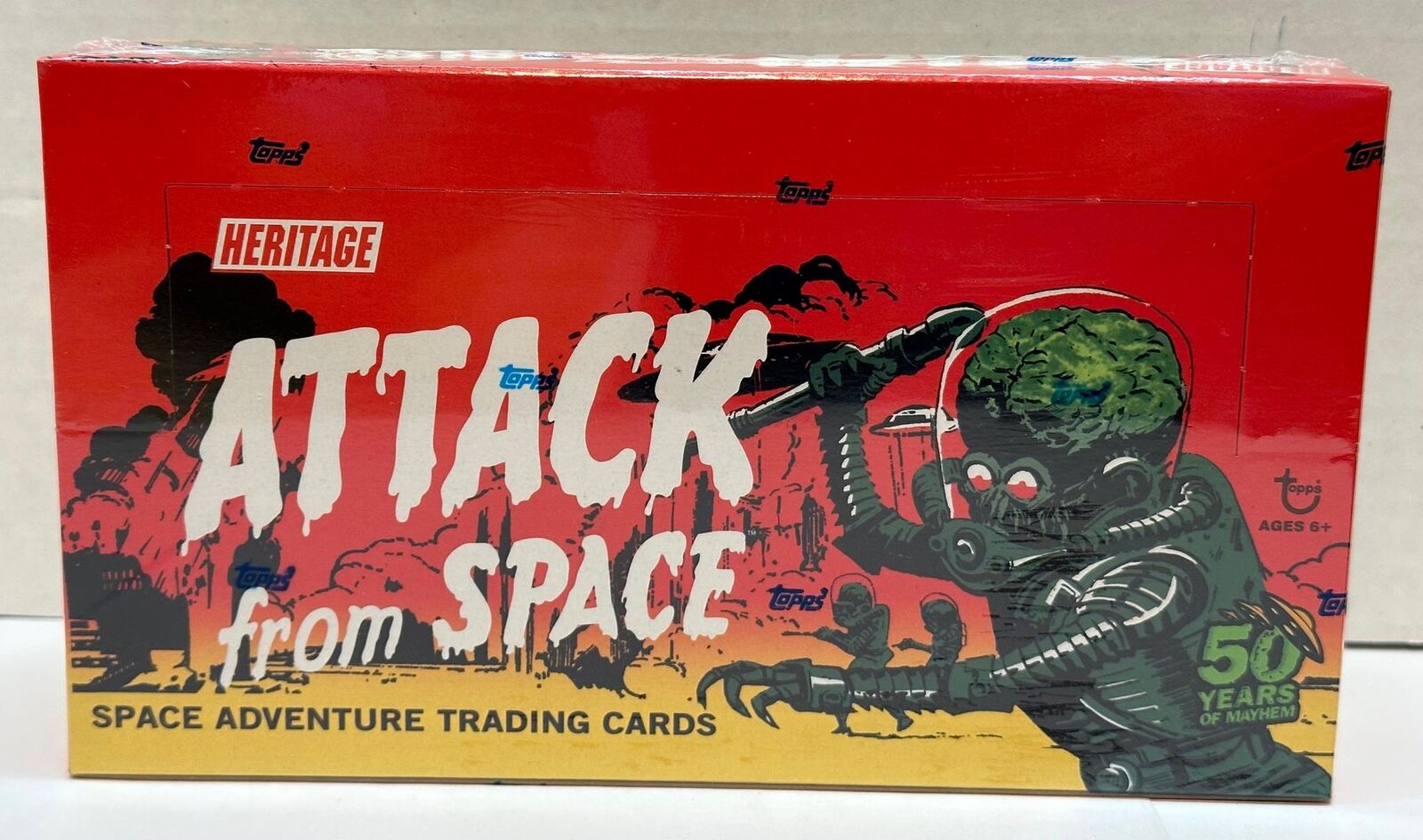 Mars Attacks Attack From Space Retail Card Box 24 Pack Factory Sealed 2012 Topps