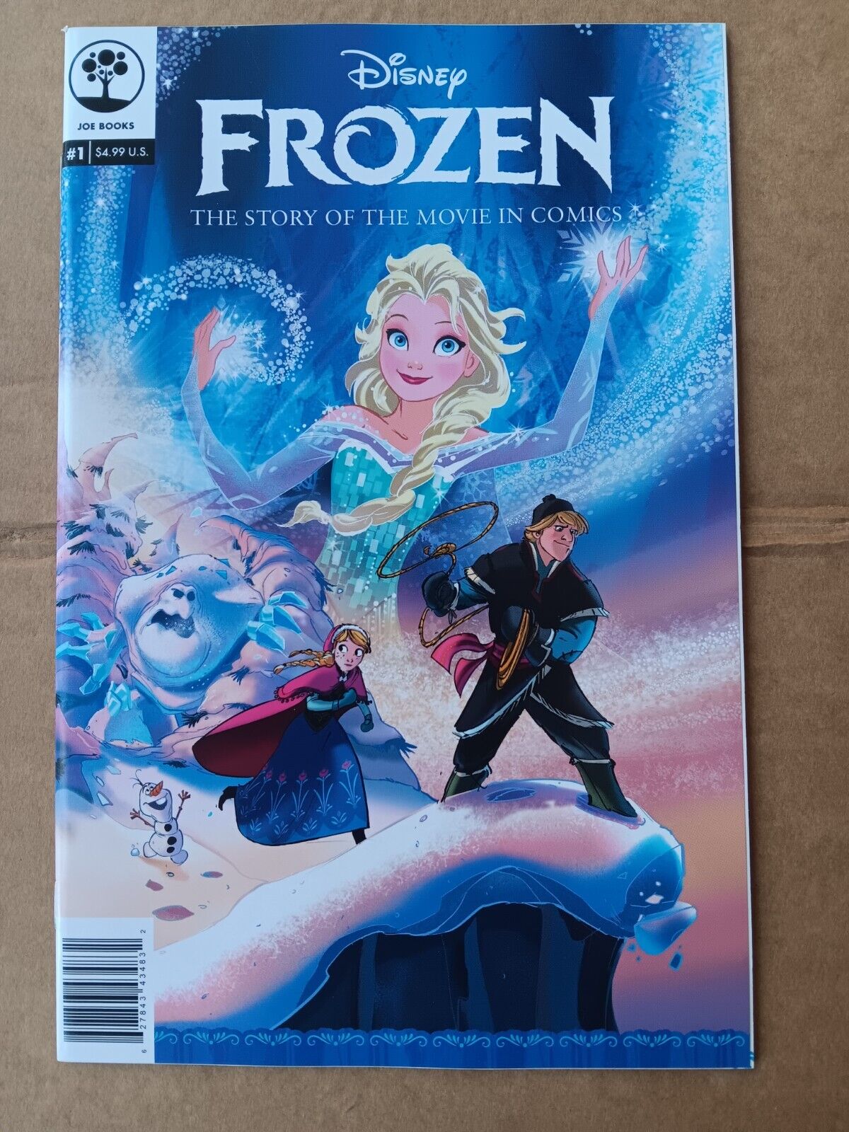 Disney Frozen #1  2nd Print NM Or Better 2015 Joe Books HTF ELSA