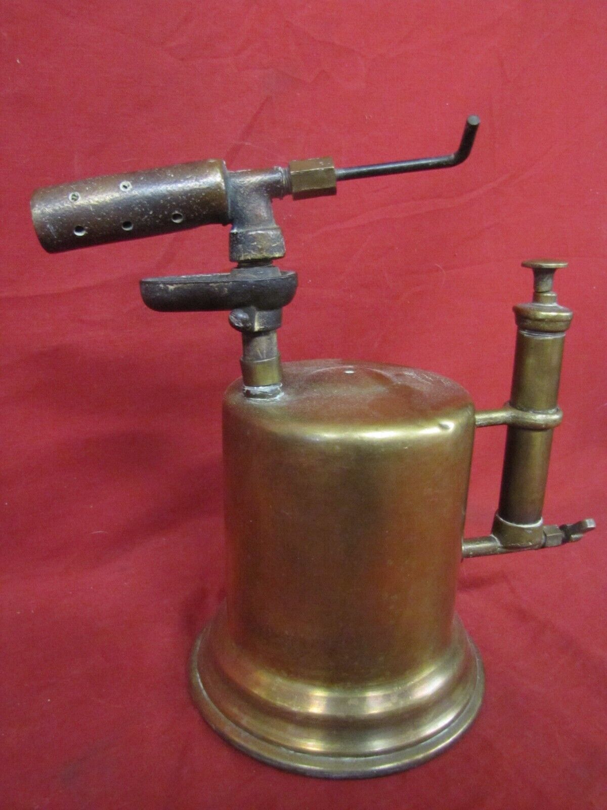 ANTIQUE Brum & Bender Brass Blow Torch  Welding Soldering Gas Vintage Tools