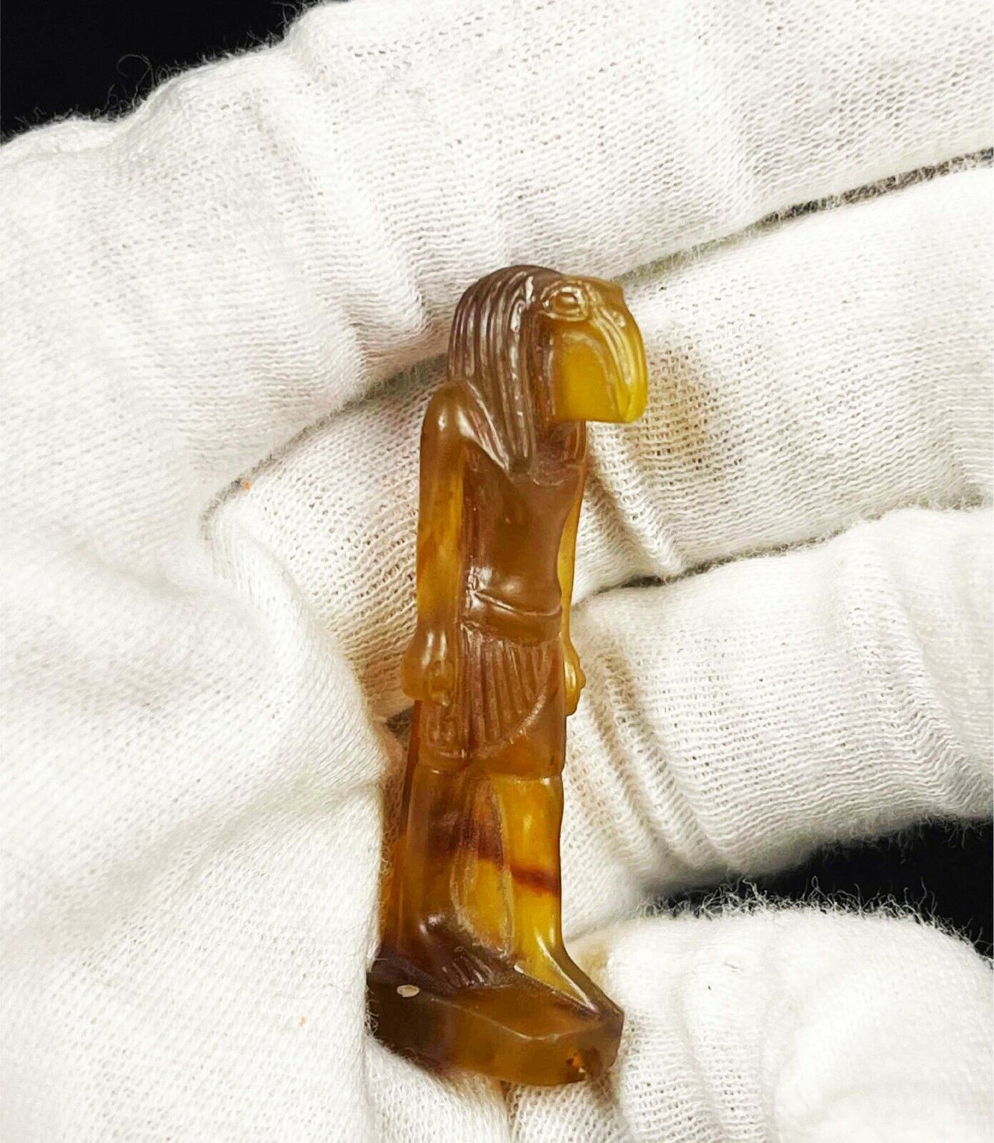 Unique small THOTH with a Bird face & Human body