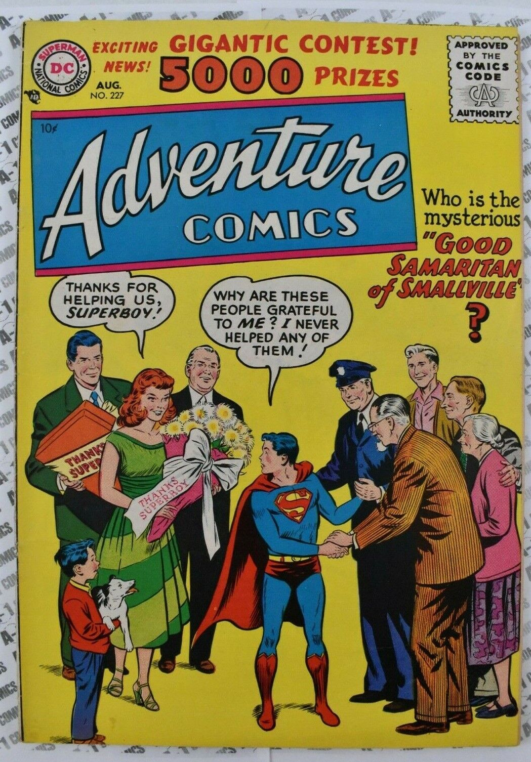 Adventure Comics #227 (1956) Very Good Plus VG+ (4.5) Otto Binder story DC