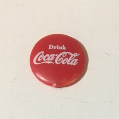1950s Drink Coca-Cola Button advertising Americana Made USA trade mark coca cola