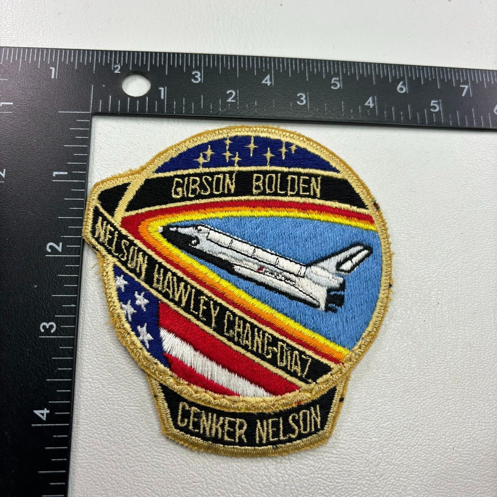 Vintage NASA Space Shuttle Mission STS-61-C Astronaut Patch Emblem 42YC