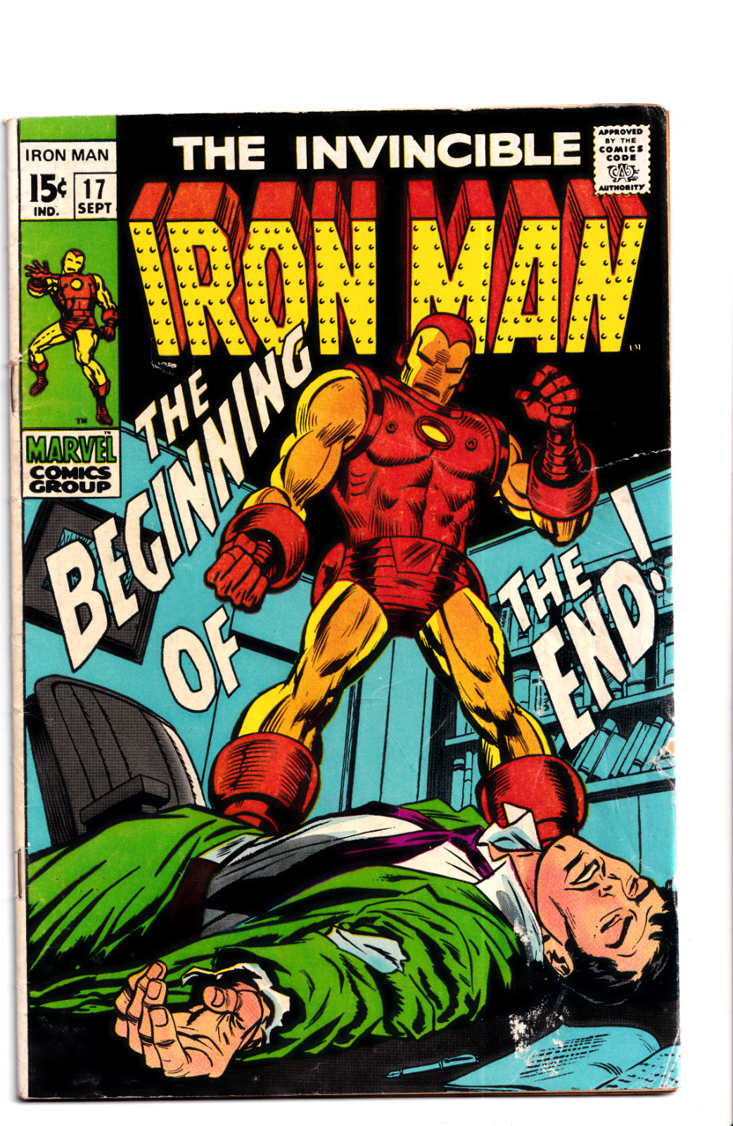 Iron Man #17 1969 Marvel Comics 1st App. Madame Masque 1st App. Midas