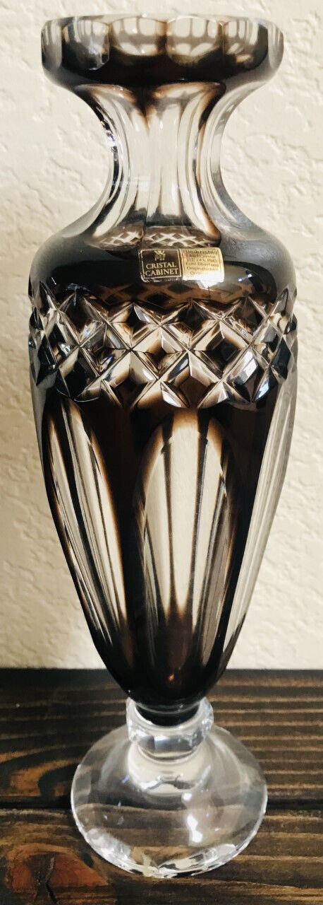 Vintage German Bleikristall Lead Crystal Vase 11\