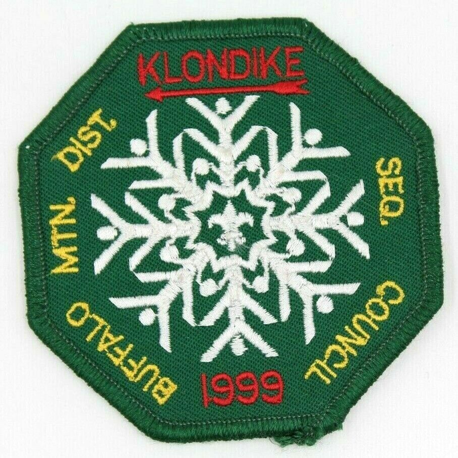 1999 Klondike Buffalo Mountain District Sequoyah Council Patch OA Arrow VA TN