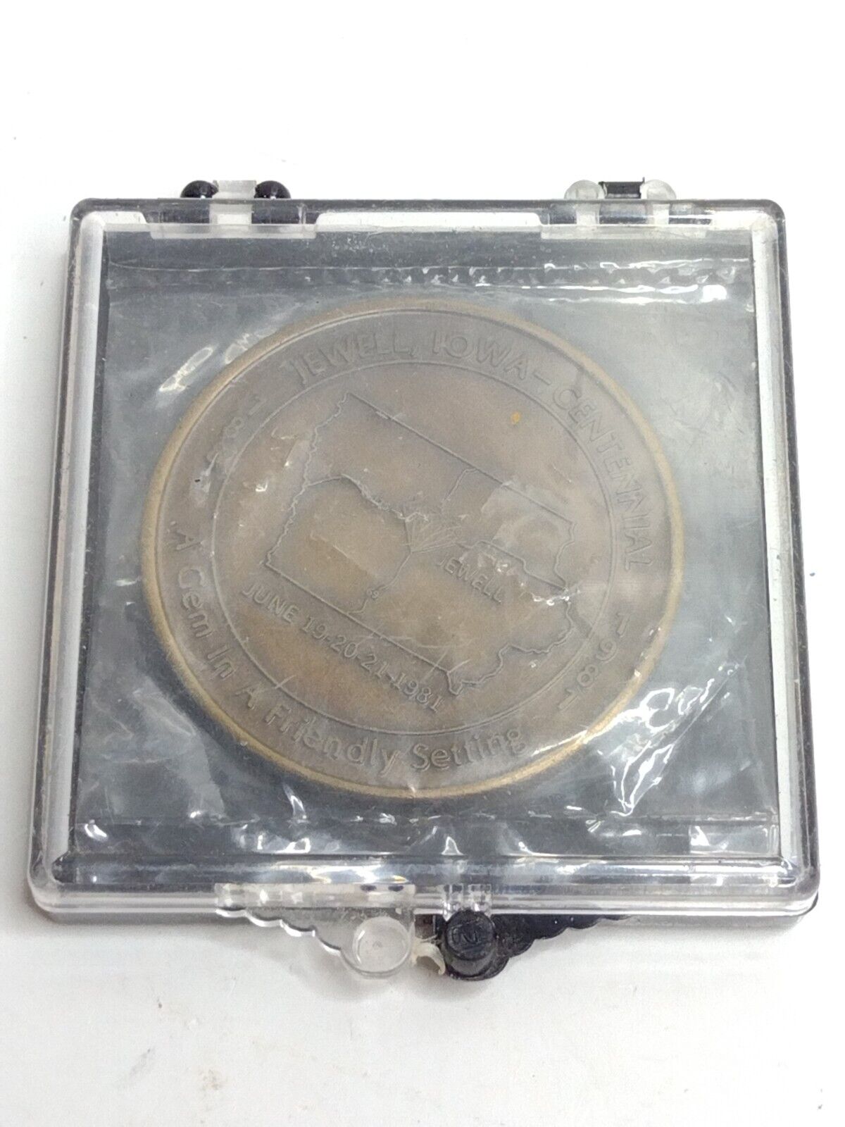 Vintage Jewell Iowa Centennial Coin - Sealed