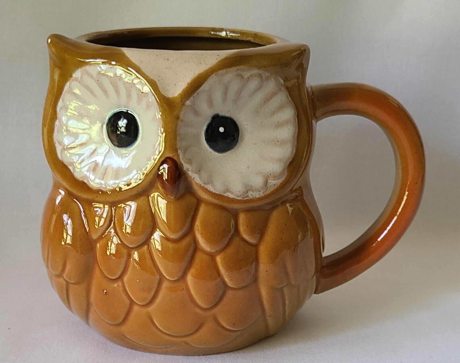 Stoneware Owl Coffee Mug Cracker Barrel