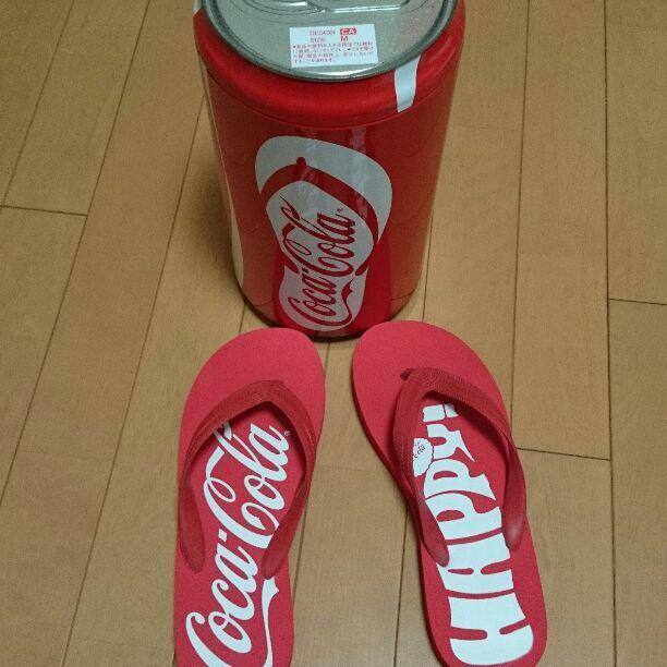 Coca-Cola flip flops #eb8f3d