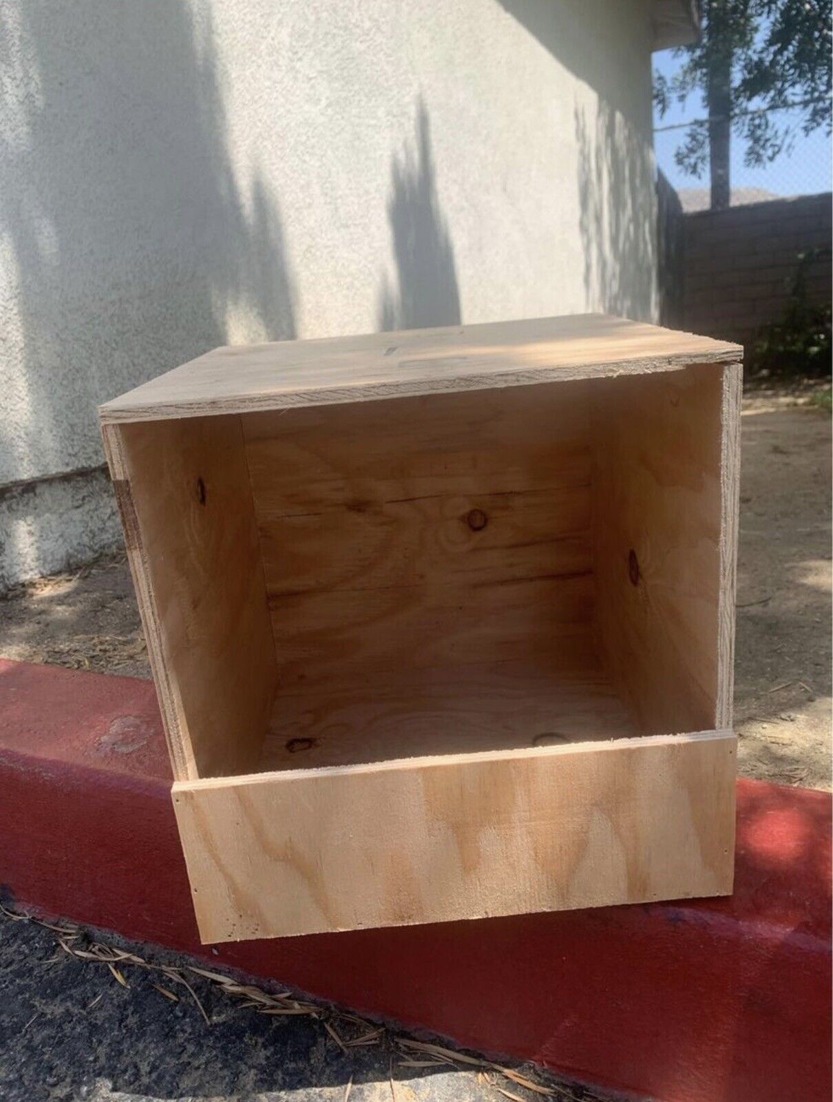 Wooden Chicken  Single Nesting Egg Boxes 12”x12”x12”