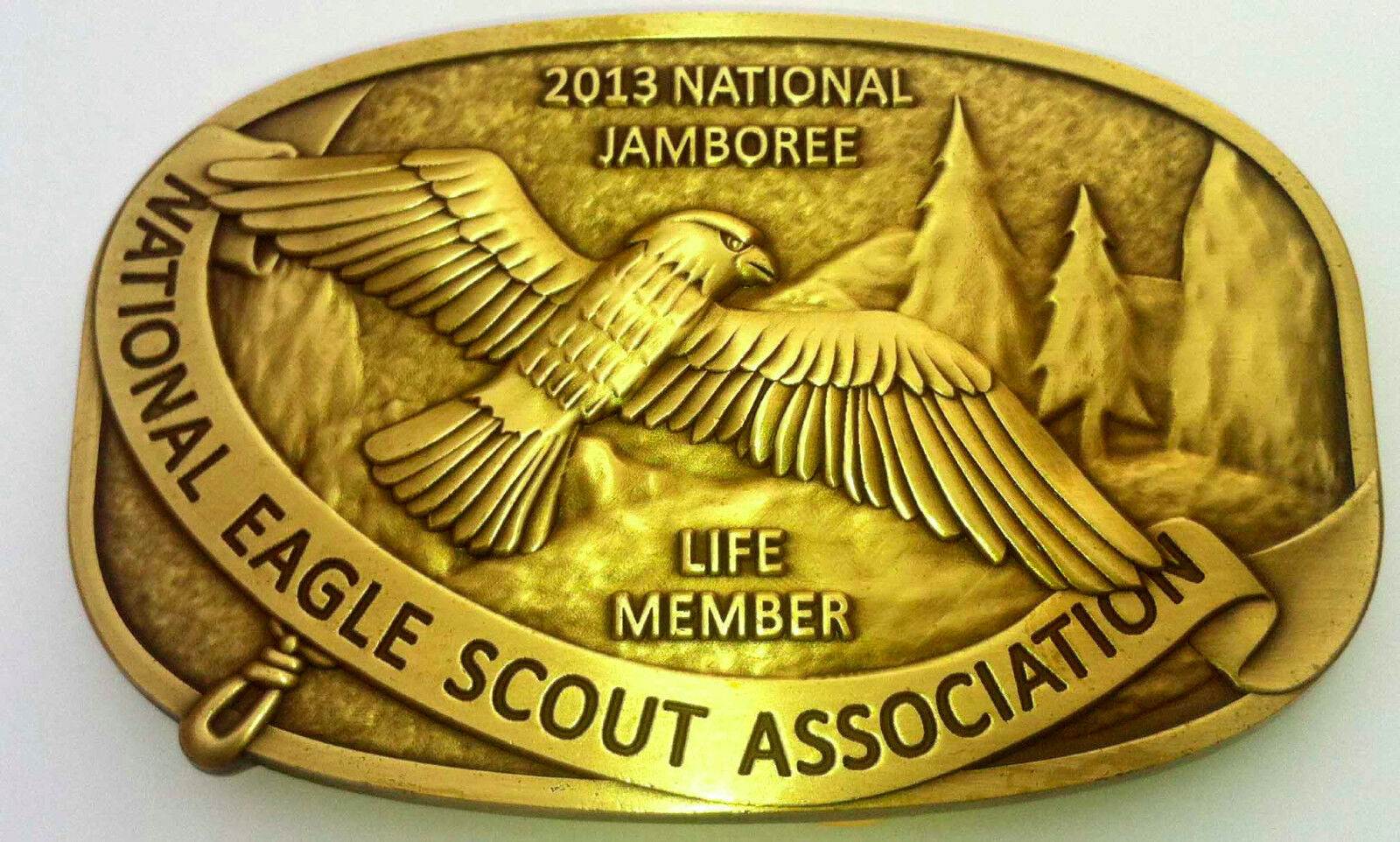 2013 Jamboree National Eagle Scout Association NESA Lifetime Member Belt Buckle