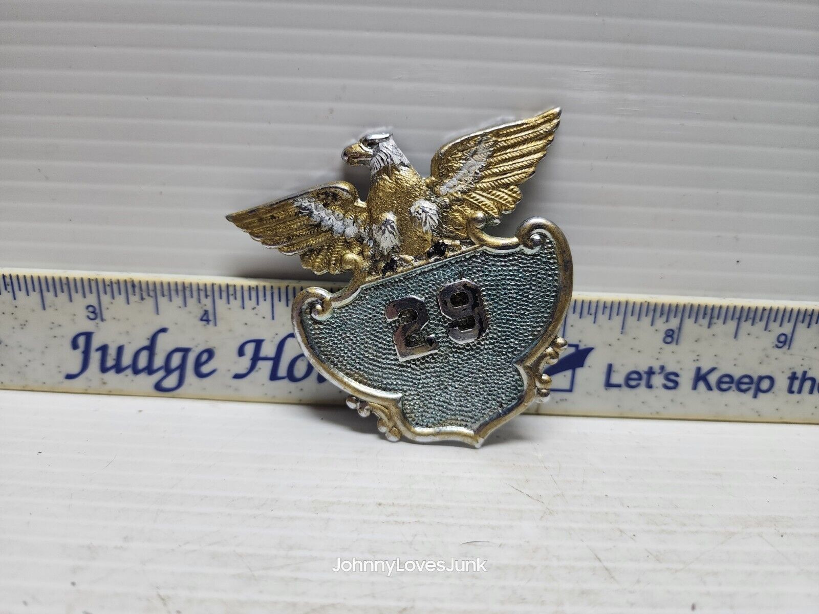 Vintage Police Department Badge #29 Undetermined Location Obsolete
