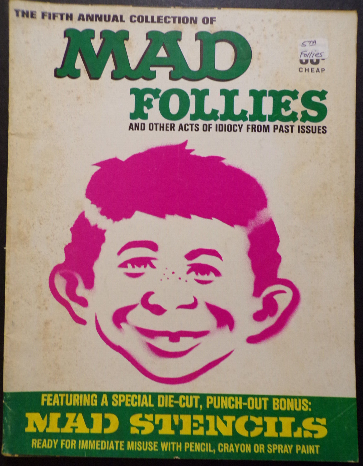 Fifth Collection of Mad Follies (E.C. Publications 1967) no stencils, M5