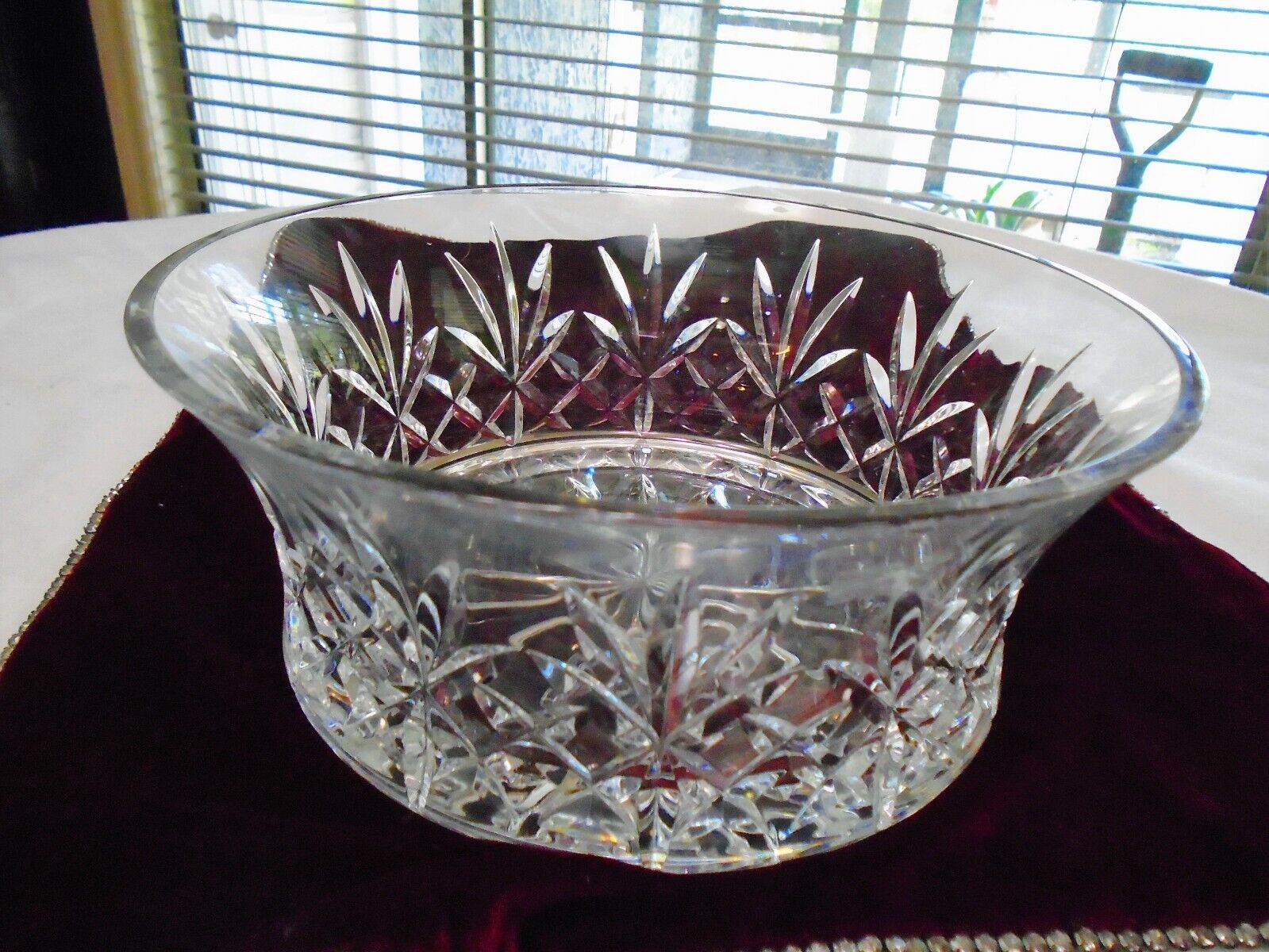 Waterford Bowl Serving Centerpiece Ferndale Crystal 9.5