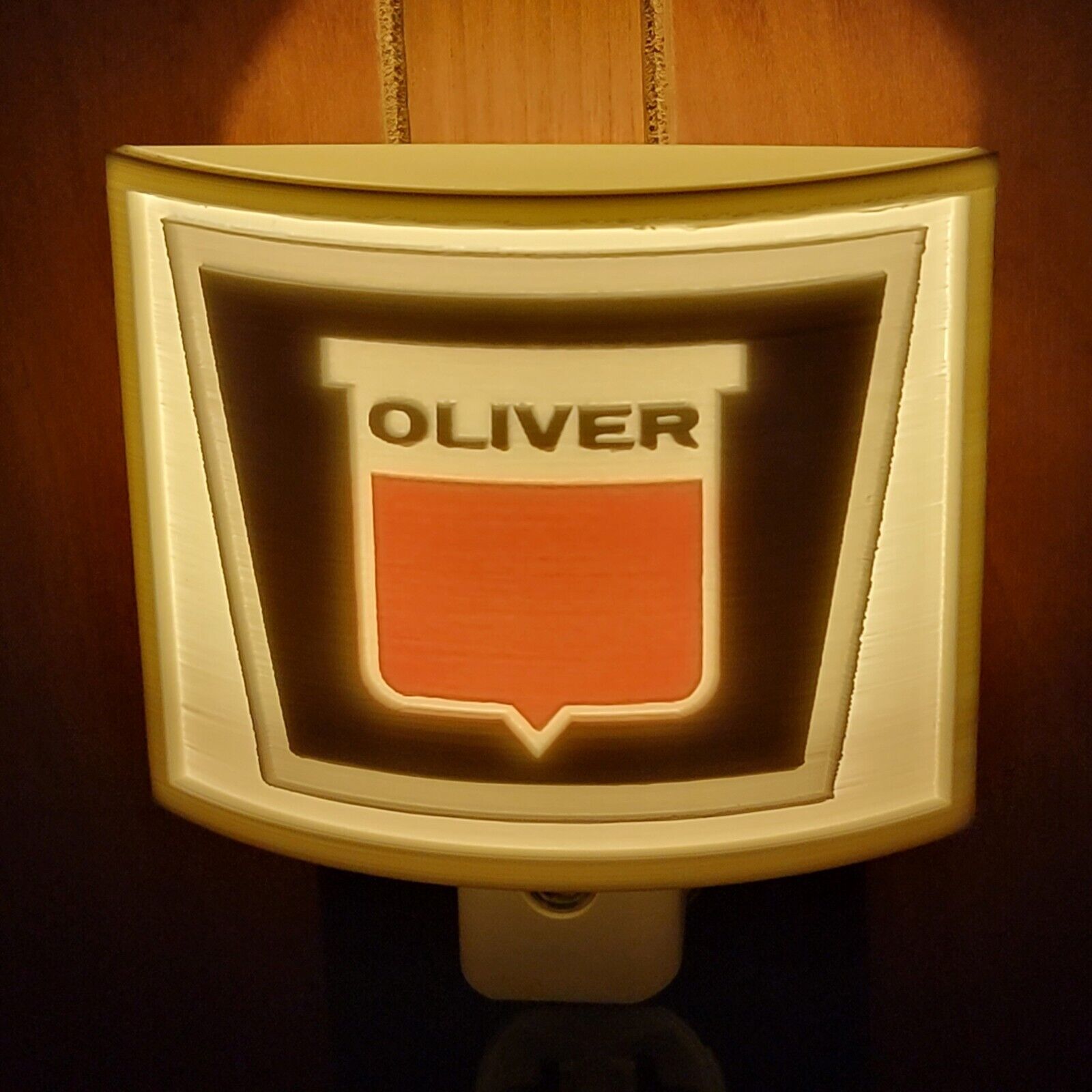Oliver Tractor Logo Night Light