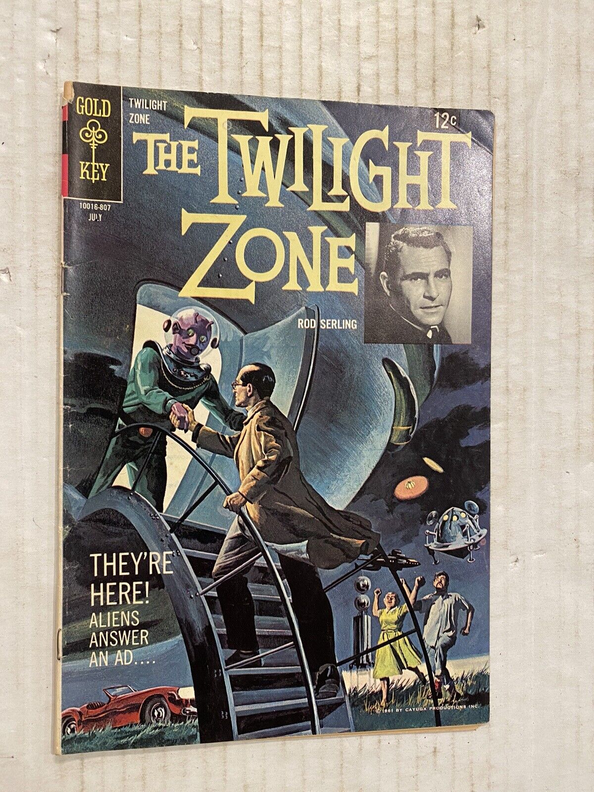 The Twilight Zone #26 Gold Key 1968 Comic Book Lite Spine Curl & Ticks