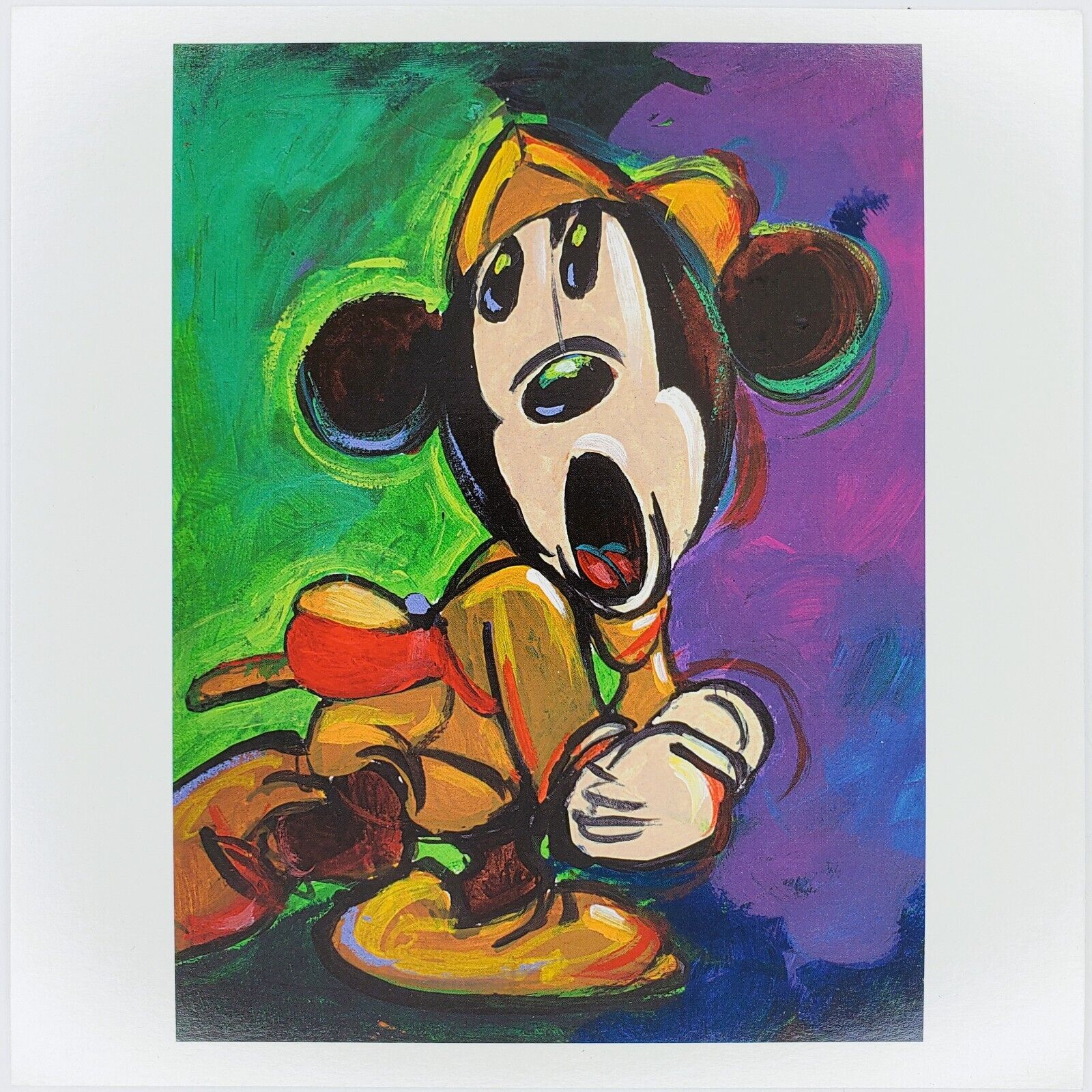 Mickey Mouse Postcard Eric Robison Disney 100 Mickeys Brave Little Tailor