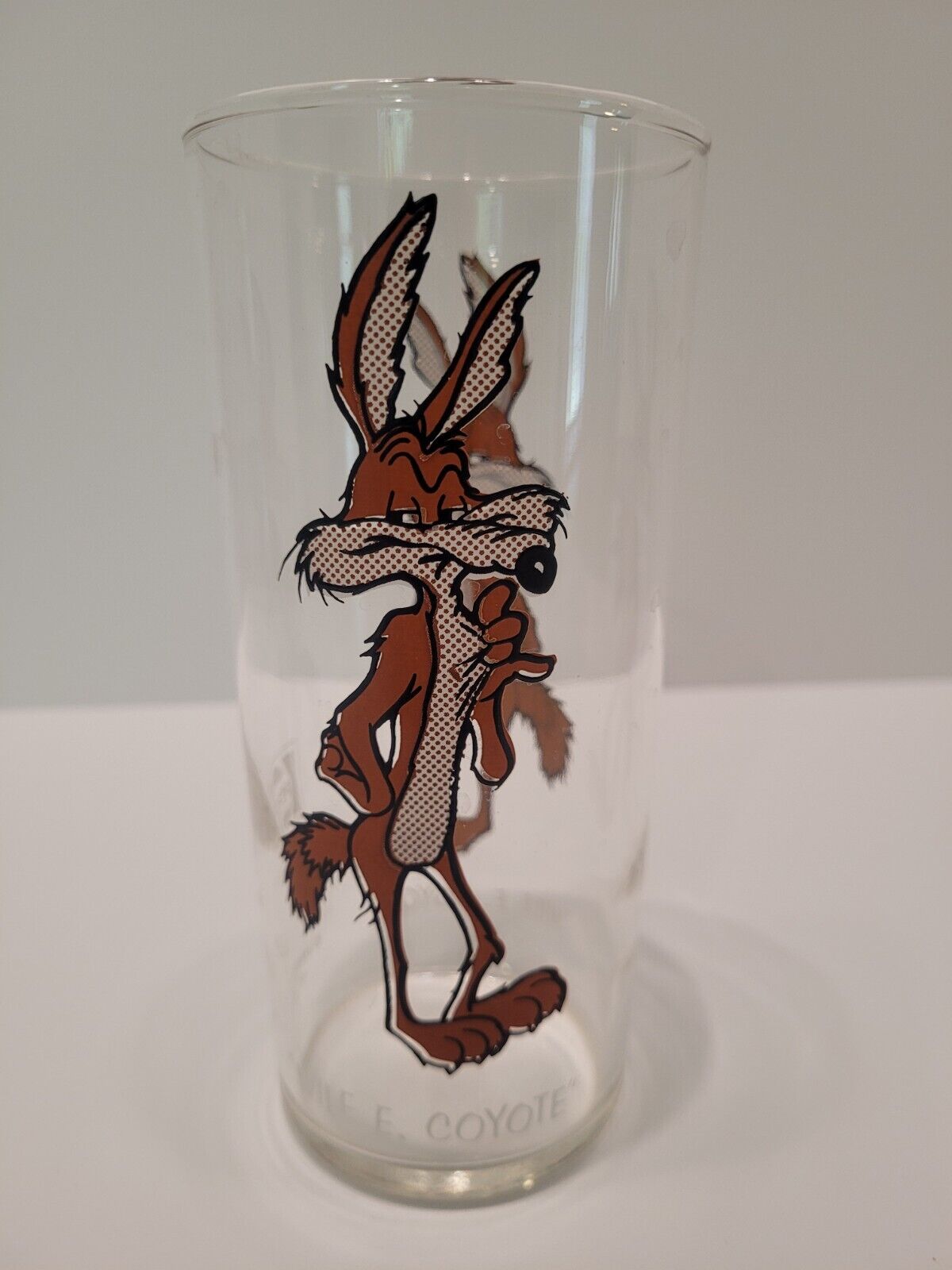 Pepsi Vintage Collector Looney Tunes 1973 Wiley E. Coyote Glass