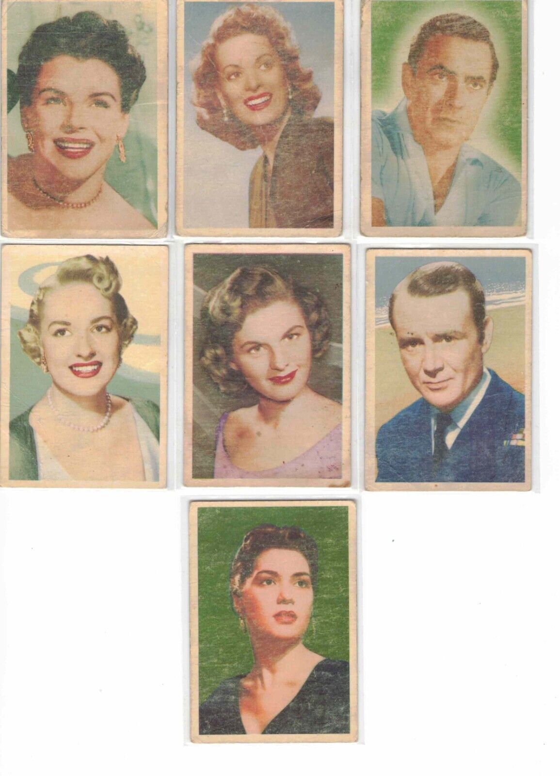 1955 PARKHURST MOVIE AND TV STARS LOT (14) ALL DIFFERENT