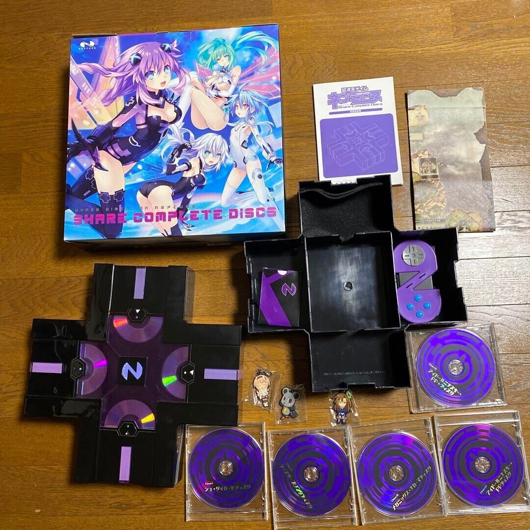 Hyperdimension Neptunia Share Complete Discs 5CD Limited Edition 2014 Used Good