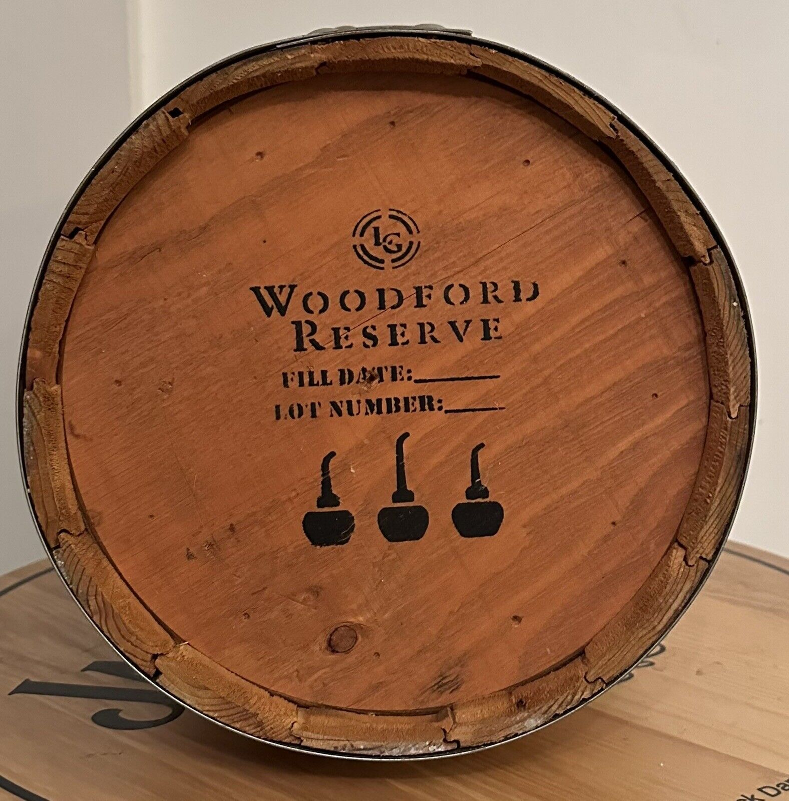 Woodford Reserve Distillery Mini Barrel 18” H x 11” W