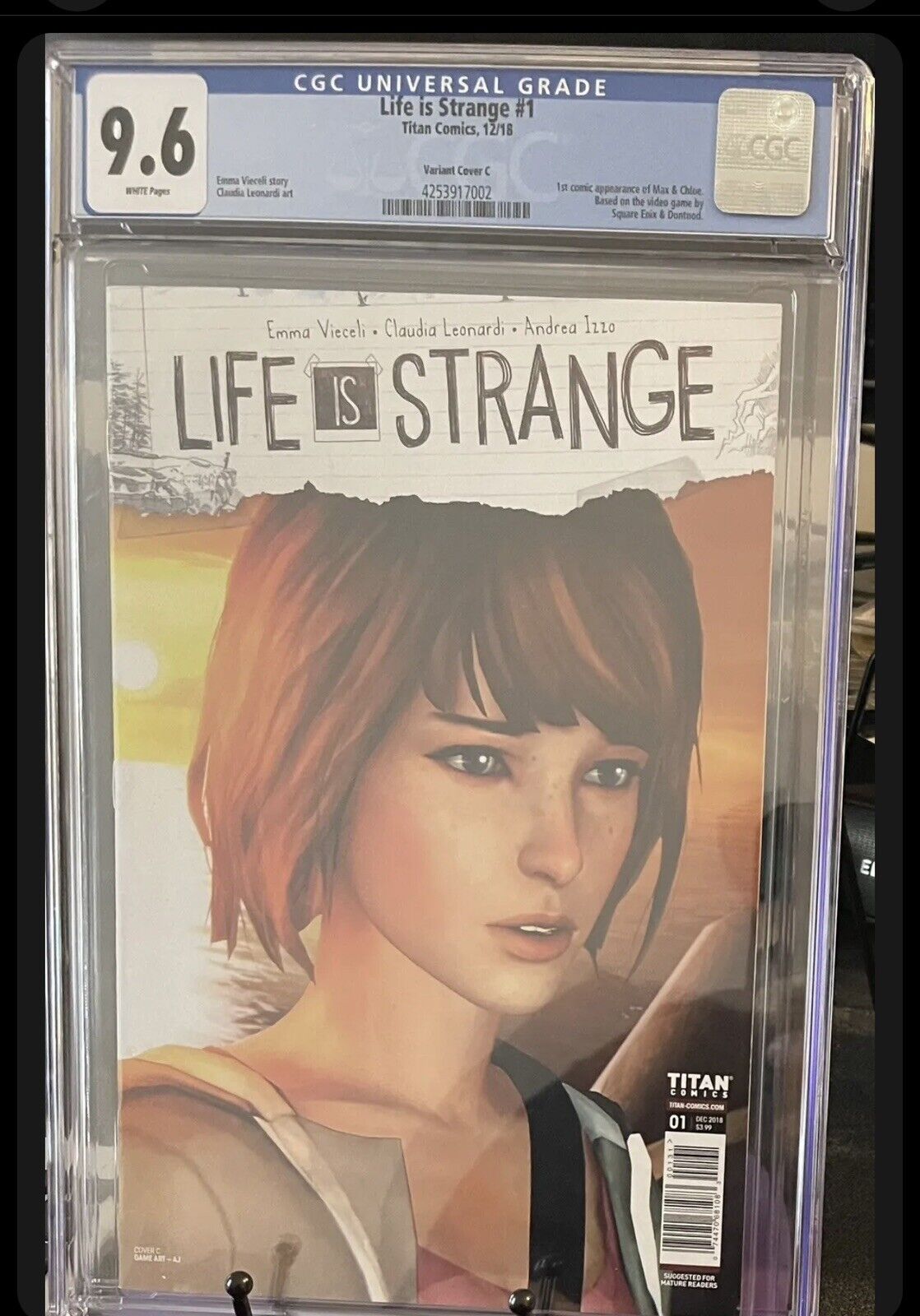 Life Is Strange #1 Cover (Max)C CGC 9.6 Rare Only 3 Higher New Show Coming