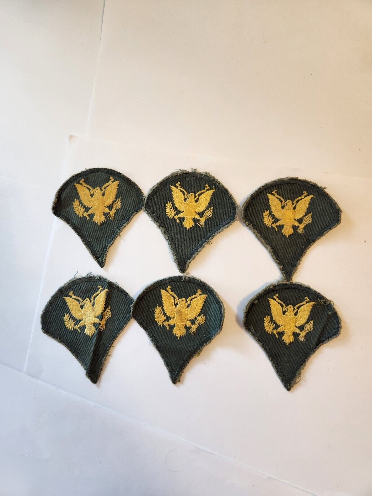 6 US Army Specialist 3rd Class Enlisted Rank Insignia Patch E-4 E4 K1* Pre-owned