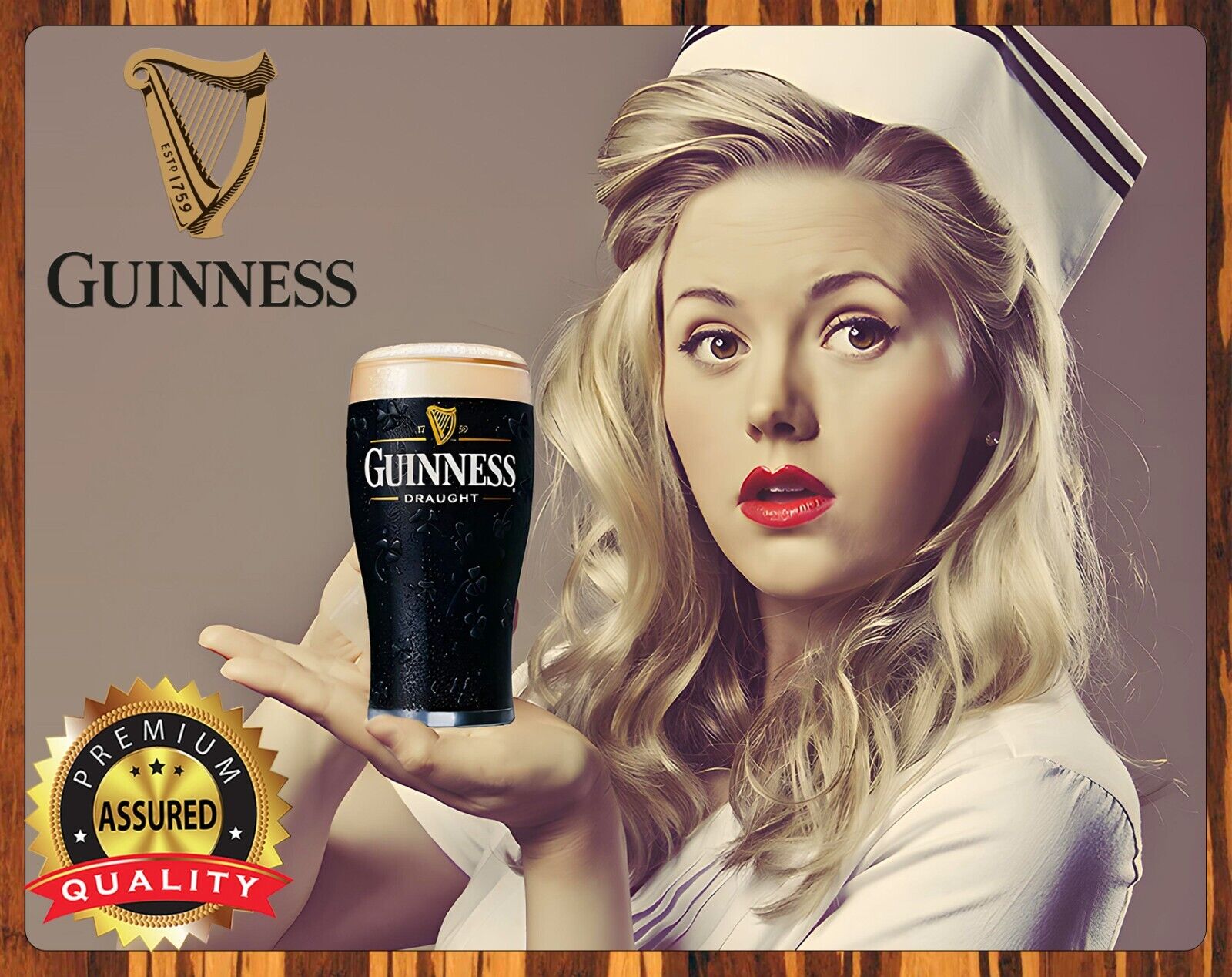 Guinness Beer - Guinness Draught Is Good For You  - Metal Sign 11 x 14