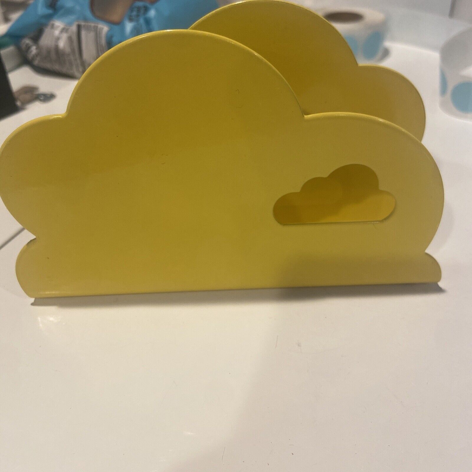 IKEA Yellow Cloud Napkin Letter Mail Holder