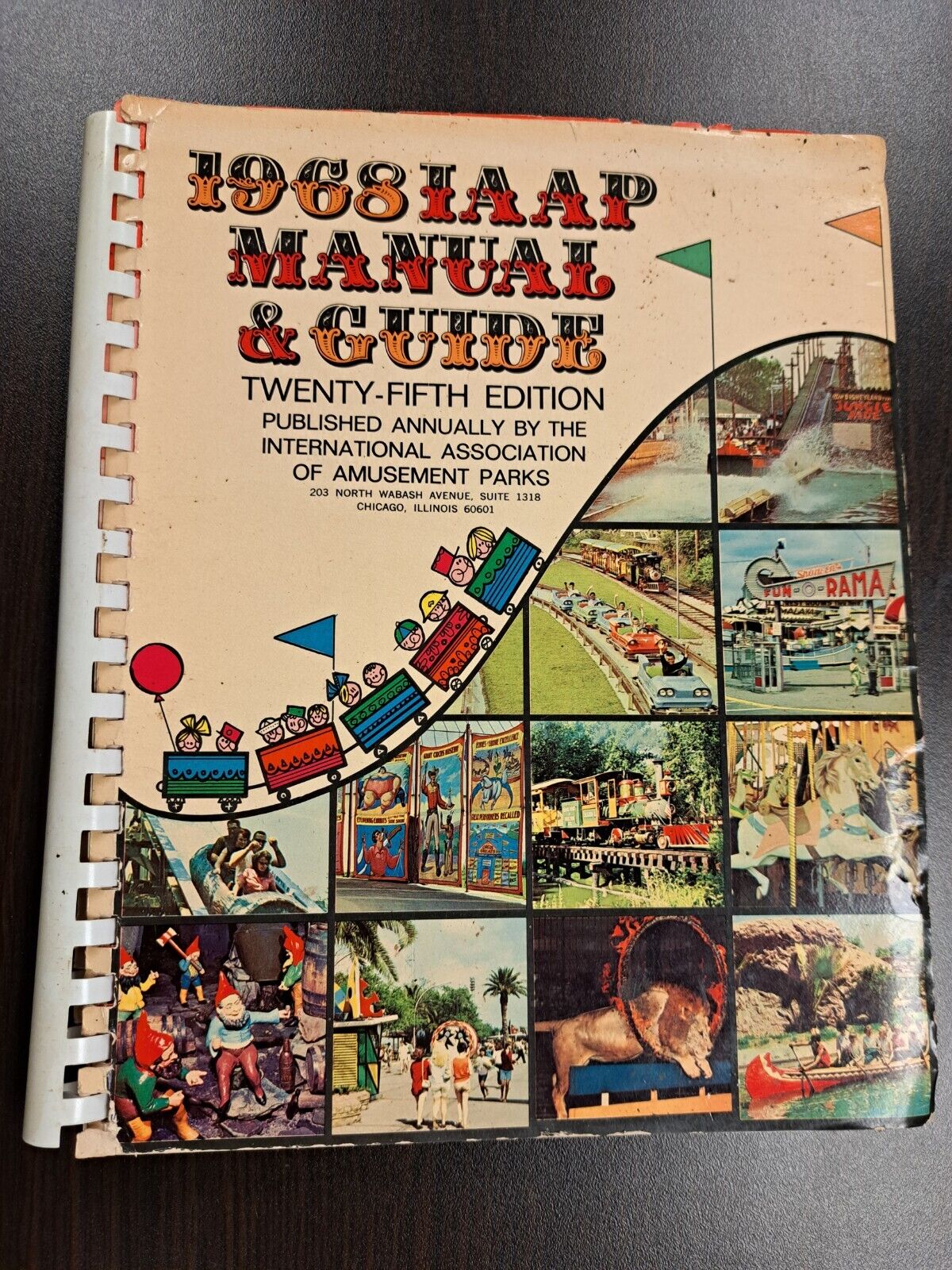VTG 1968 IAAP International Association Of Amusement Parks Manual Guide Midway F