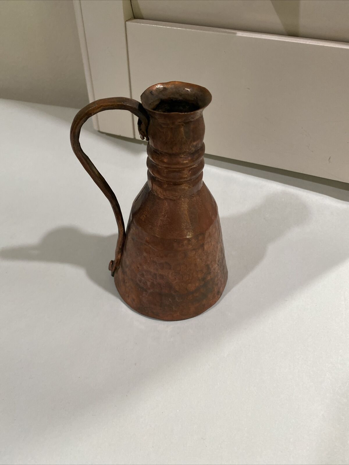 Vintage Mini Hand Hammered Pitcher From Baghdad