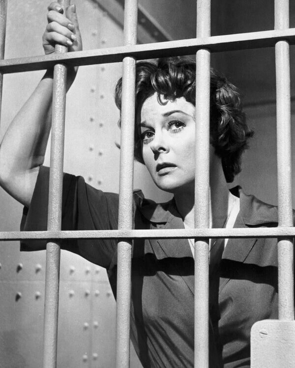 Susan Hayward I Want to Live 1958 Prisoner Behind Bars Portrait 8x10 Photo