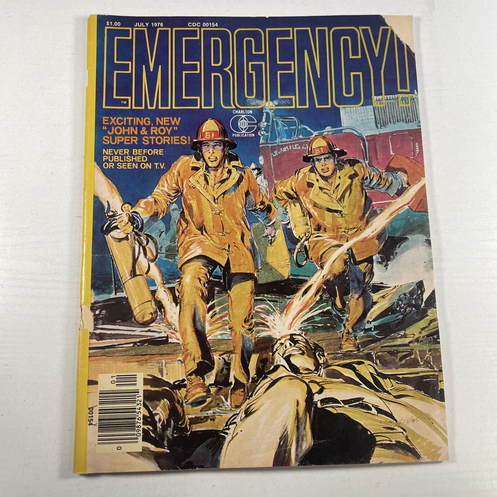 EMERGENCY #1 July 1976 Comic Magazine Charlton Publication