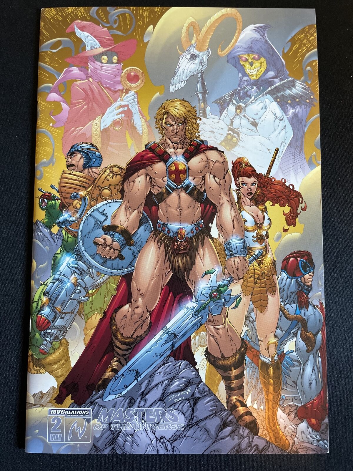 Masters of The Universe #2 MVCreations Booth Variant HTF 2004 He-Man MOTU
