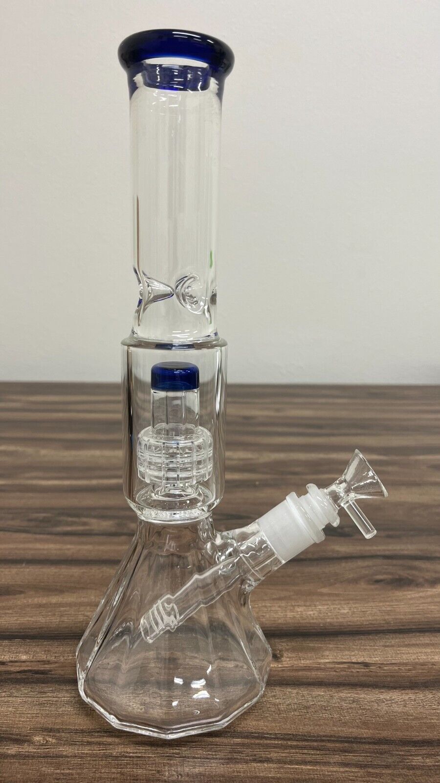 12'' Heavy Thick Glass Bong Water Pipe Hookah with Bowl