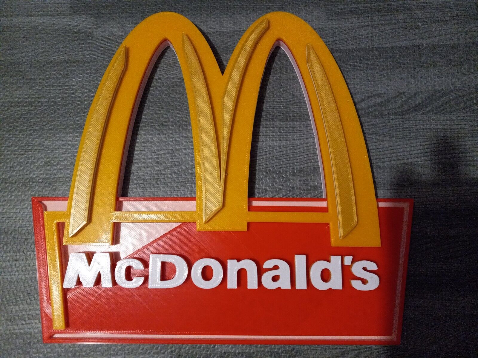 UPDATED McDonald’s Big 3D Advertising Sign Golden Arches 8\