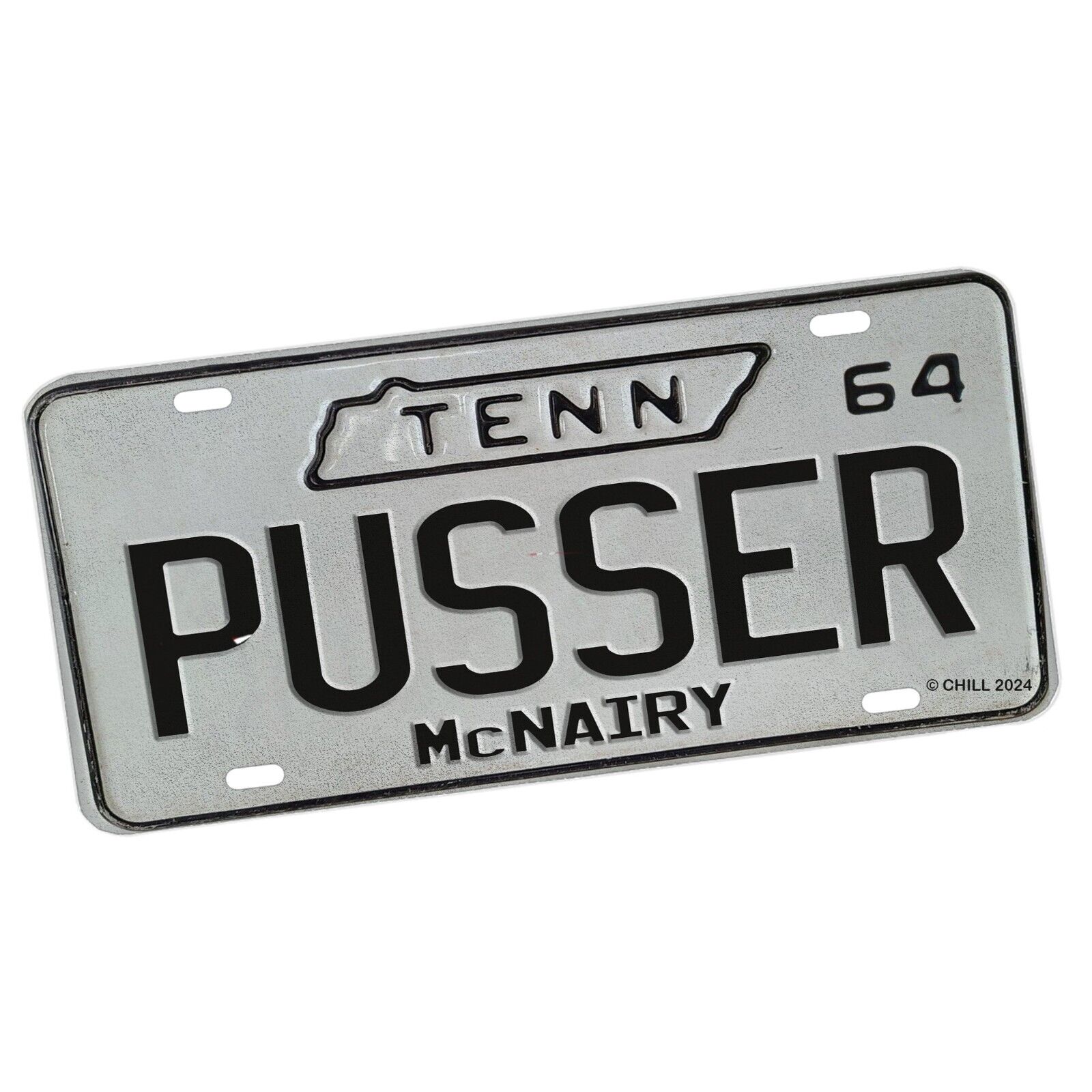 1964 Tennessee Sheriff Buford Pusser License Plate Reproduction Sign