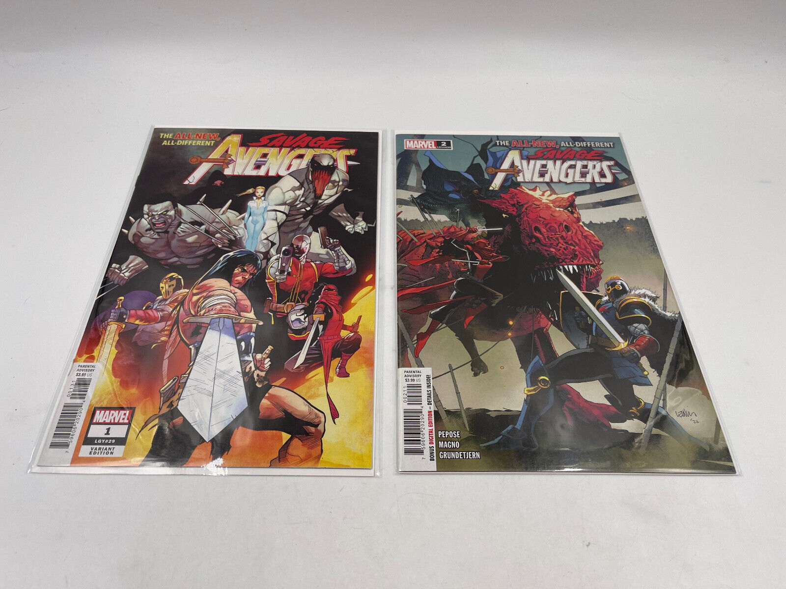 Savage Avengers #1 and 2 Conan Anti-Venom Weapon H Marvel Comics 2022