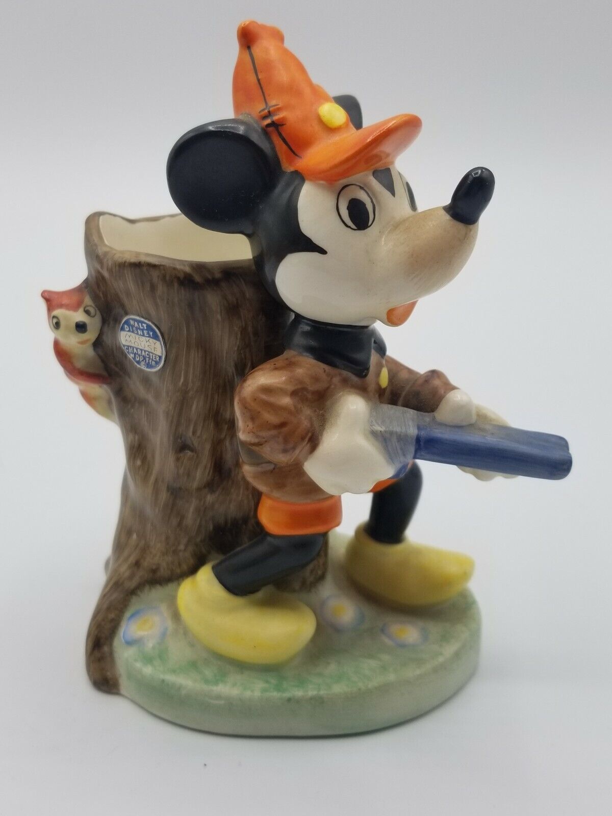 Vintage 1950's Disney Hummel Goebel Mickey Mouse Hunting TMK2