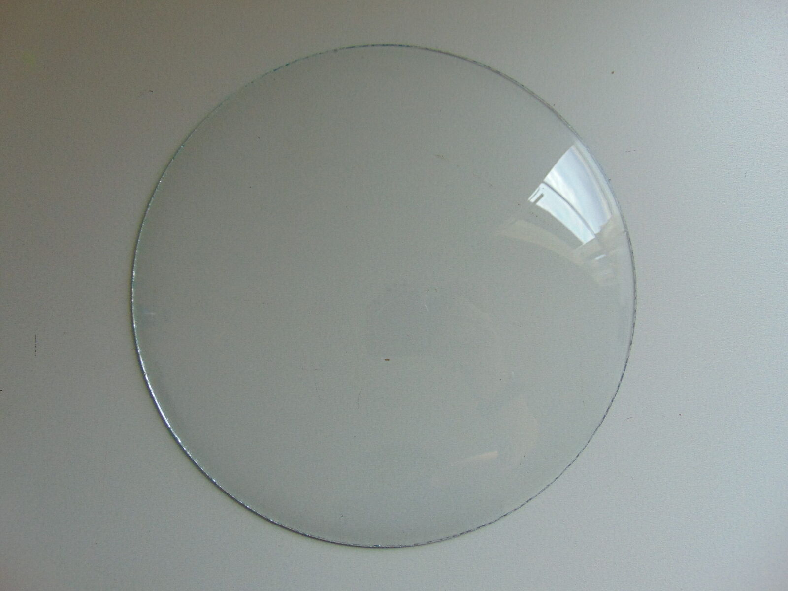 VARIATIONS OF ROUND CONVEX OR CONCAVE CLEAR CLOCK GLASS