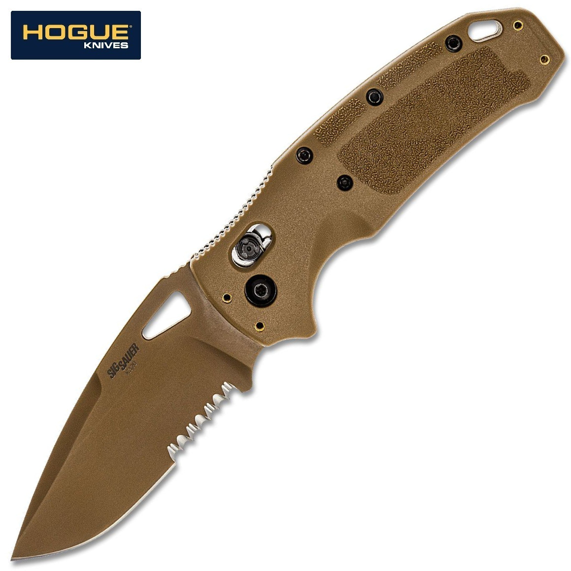 Hogue Sig Sauer K320 M17/M18 ABLE Lock S30V Coyote Tan PVD Blade Tan 36373