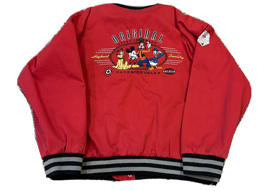 Vintage Disney Store Catalog Classic Mickey Mouse Since 1928 Varsity Jacket XL