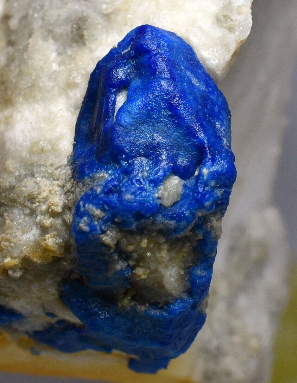 922GM Classic Natural Huge Blue Afghanite Crystal On Matrix Specimen Afghanistan